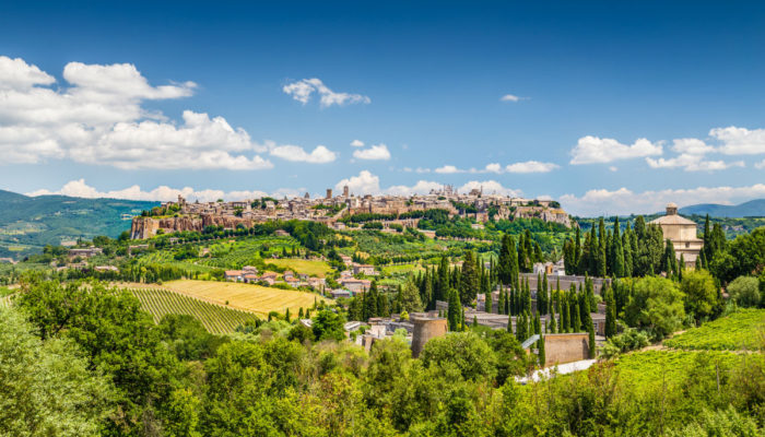 Castelli medievali vicino a Orvieto