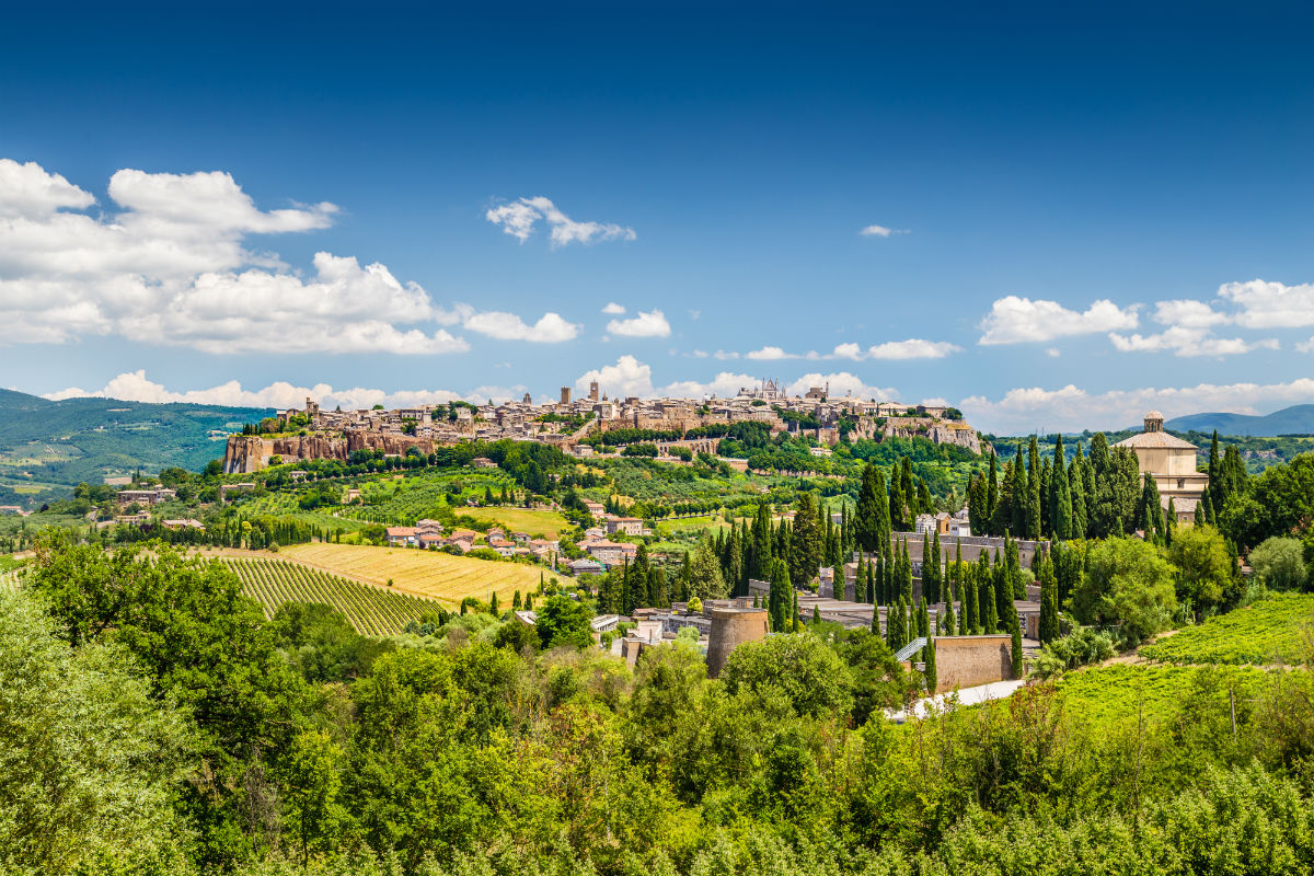 Castelli medievali vicino a Orvieto